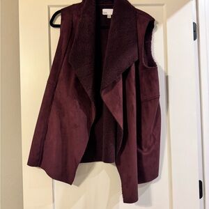 Nordstrom Deep Burgundy Vest
